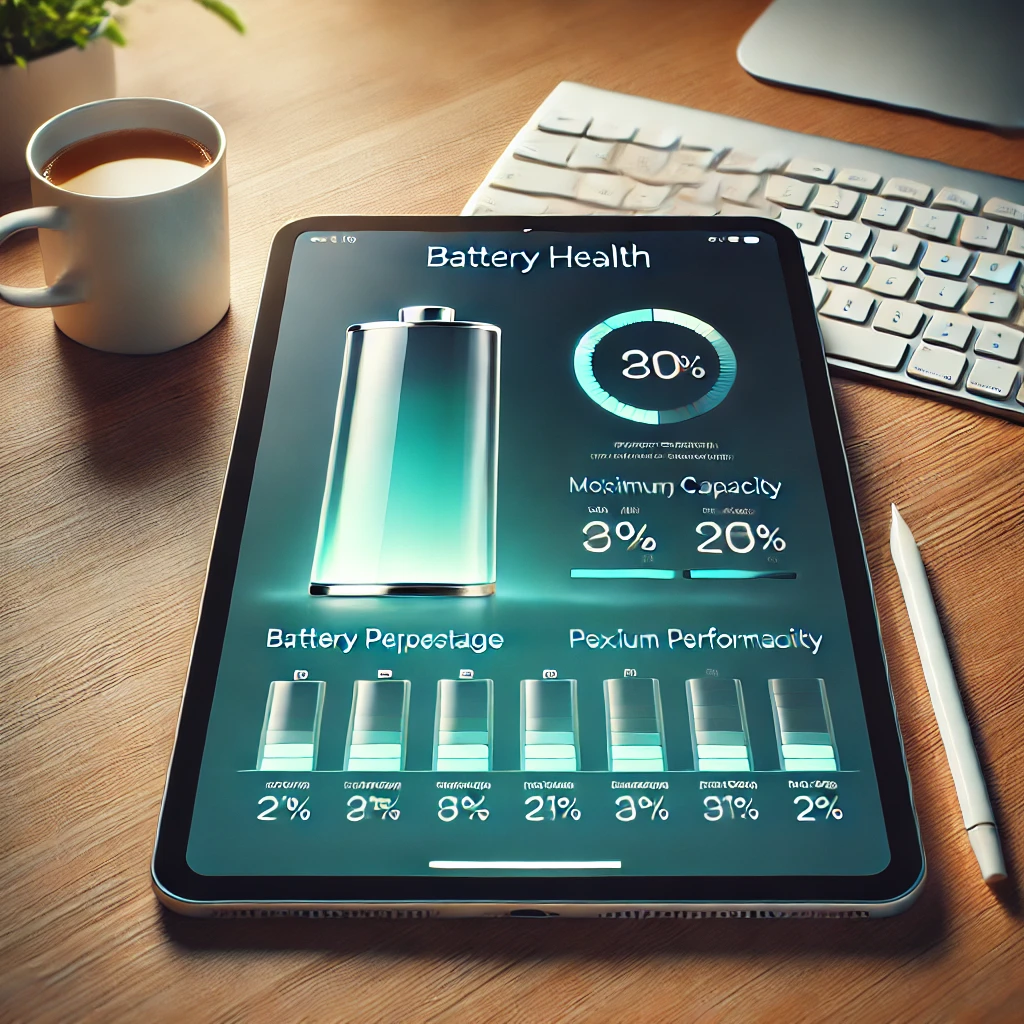 how to check battery health on ipad